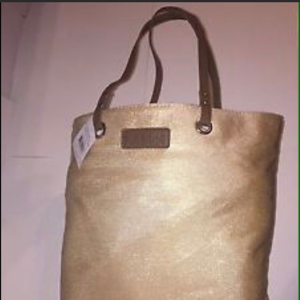 Realm Intense Shimmer Gold Tote